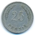 Finland, 25 pennia, 1925
