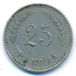 Finland, 25 pennia, 1928