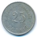 Finland, 25 pennia, 1930