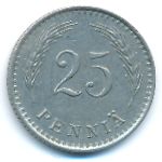 Finland, 25 pennia, 1936