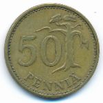 Финляндия, 50 пенни (1964 г.)