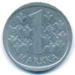Finland, 1 markka, 1974