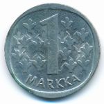 Finland, 1 markka, 1975