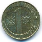 Finland, 1 markka, 1998