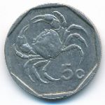 Malta, 5 cents, 1991