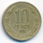 Чили, 10 песо (1994 г.)