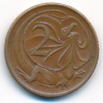 Австралия, 2 цента (1971 г.)