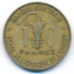 Западная Африка, 10 франков (1968 г.)