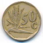 South Africa, 50 cents, 1993
