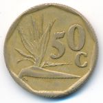 South Africa, 50 cents, 1995