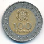 Португалия, 100 эскудо (1989–1990 г.)