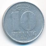 German Democratic Republic, 10 pfennig, 1971