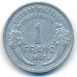 Франция, 1 франк (1957 г.)