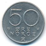 Норвегия, 50 эре (1976 г.)