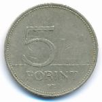 Hungary, 5 forint, 2000