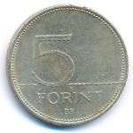 Hungary, 5 forint, 2005