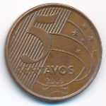 Brazil, 5 centavos, 2009