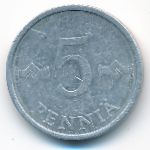 Finland, 5 pennia, 1979
