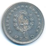 Uruguay, 1 peso, 1960