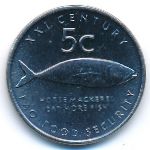 Namibia, 5 cents, 2000