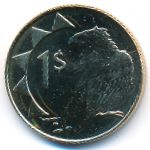 Намибия, 1 доллар (2018 г.)