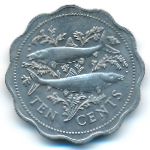 Багамские острова, 10 центов (1975 г.)