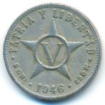 Куба, 5 сентаво (1946 г.)