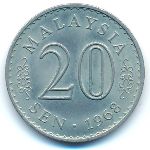 Малайзия, 20 сен (1968 г.)