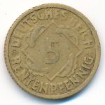 Веймарская республика, 5 рентенпфеннигов (1924 г.)