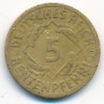 Веймарская республика, 5 рентенпфеннигов (1924 г.)