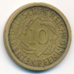 Веймарская республика, 10 рентенпфеннигов (1924 г.)