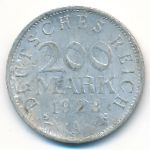 Веймарская республика, 200 марок (1923 г.)