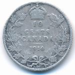 Канада, 10 центов (1910 г.)