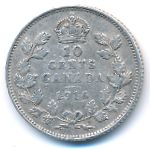 Канада, 10 центов (1916 г.)