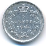 Канада, 5 центов (1897 г.)