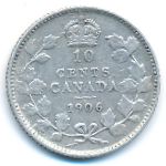 Канада, 10 центов (1906 г.)