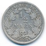 Германия, 1/2 марки (1905 г.)