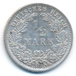 Германия, 1/2 марки (1915 г.)