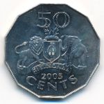 Свазиленд, 50 центов (2005 г.)