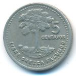 Guatemala, 5 centavos, 1991