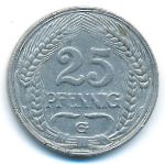 Германия, 25 пфеннигов (1911 г.)