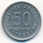 Аргентина, 50 сентаво (1952 г.)