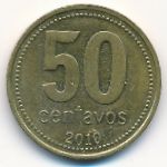 Аргентина, 50 сентаво (2010 г.)