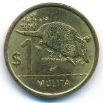 Uruguay, 1 peso, 2012