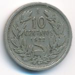 Chile, 10 centavos, 1922