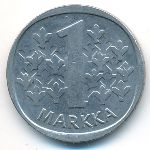 Finland, 1 markka, 1989