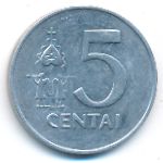 Литва, 5 центов (1991 г.)