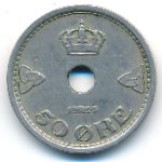 Норвегия, 50 эре (1926 г.)