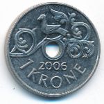 Норвегия, 1 крона (2006 г.)
