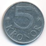 Швеция, 5 крон (1988 г.)